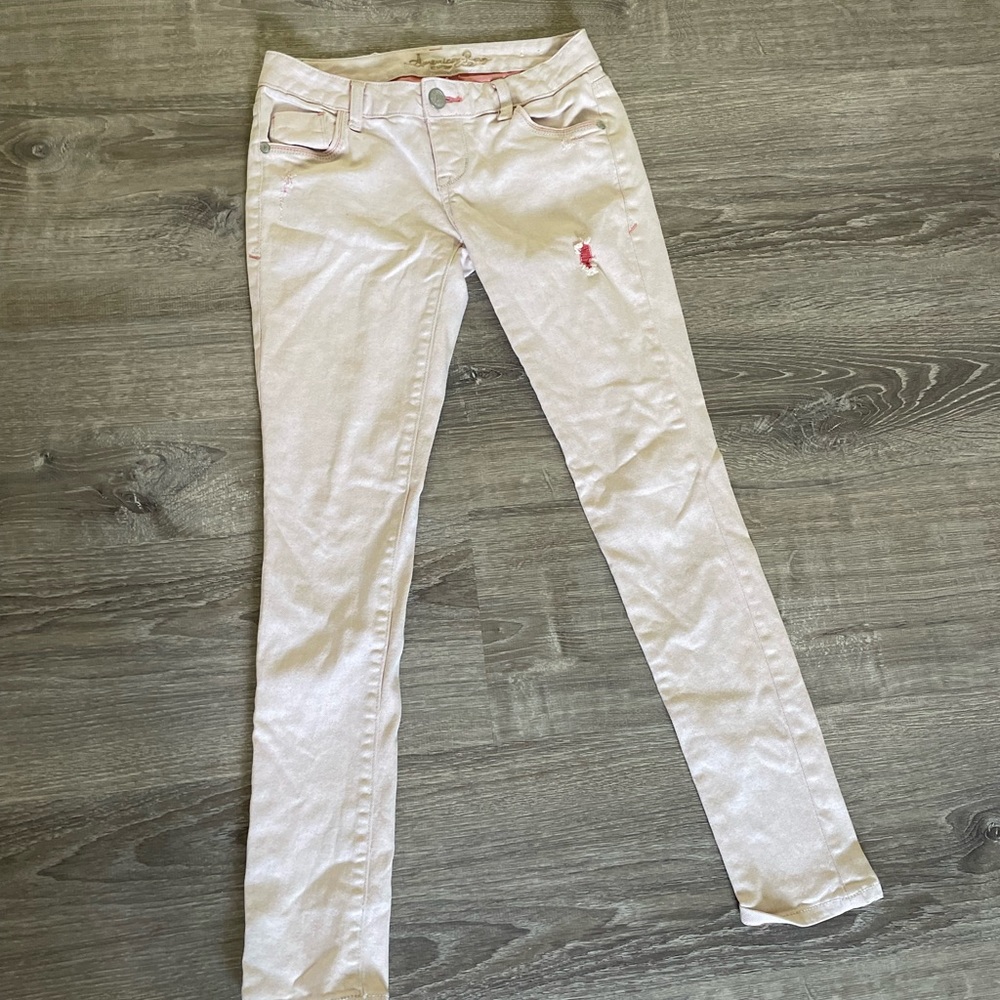 American rag light pink jeans